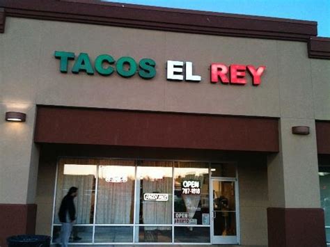 Taco el rey - Latest reviews, photos and 👍🏾ratings for Tacos El Rey at 3100 S Meridian Rd in Meridian - view the menu, ⏰hours, ☎️phone number, ☝address and map. Tacos El Rey $ • Mexican, ... Tacos Al Pastor. Burrito. Pollo. Tacos …